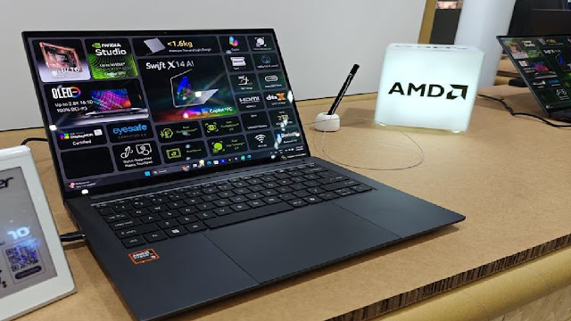 Acer Swift X 14 AI Ringan, RTX 5070 & AI Copilot