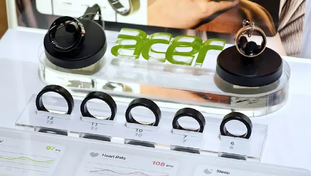 Cincin Pintar Acer FreeSense, Lacak Kesehatan Pakai AI
