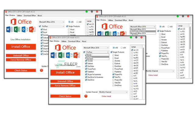 Office 2013 2024 C2R Install 7.7.7.7 Terbaru