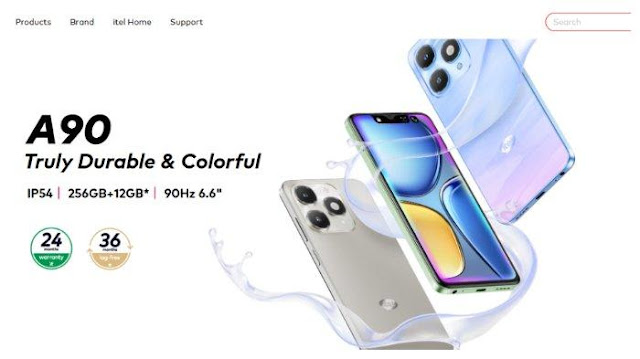 itel A90 Spesifikasi, Harga, Desain Mirip iPhone 13 Pro Max